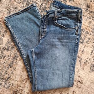 Silver Suki Slim Bootcut Jean. Sz 36/31